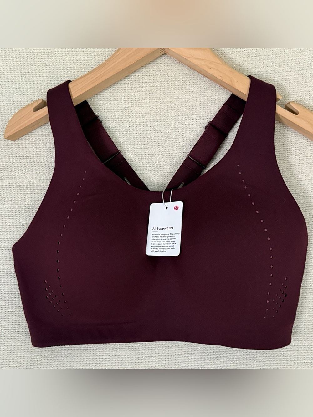 lululemon AirSupport High Support Running Bra 34DD NWT